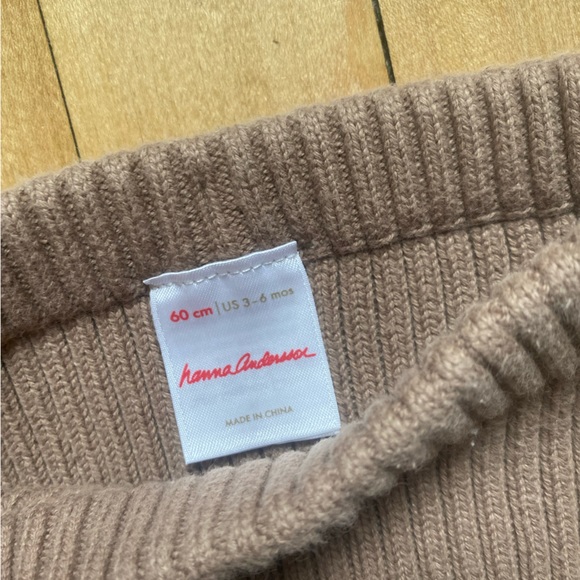 Hanna Andersson Sweater Knit Leggings in Clay, Size: 3-6 months - Picture 2 of 2